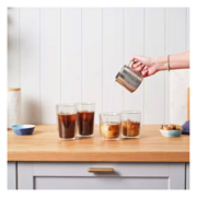 DELONGHI 400ML DOUBLE WALL THERMAL GLASSES ICE BEVERAGES | DLSC318